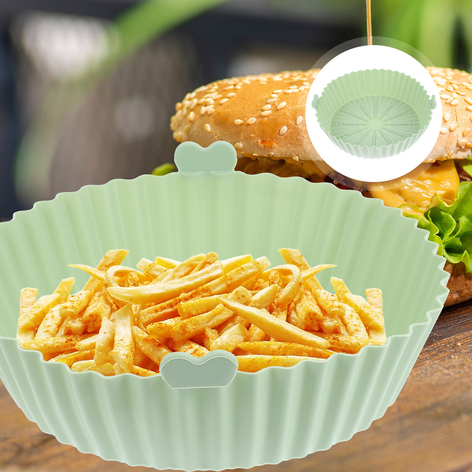 Air Fryer Mat Household Silico - Air Fryer Silicone Pot Liner recension och pris