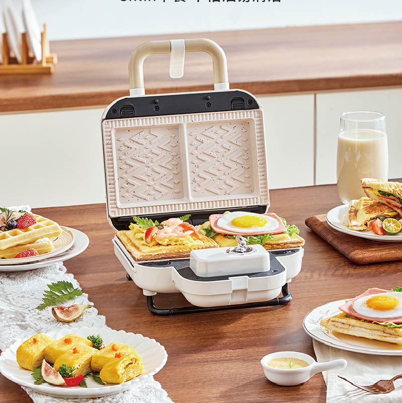 750W Electric Sandwich Maker M - Mini Waffle Maker Machine recension och pris