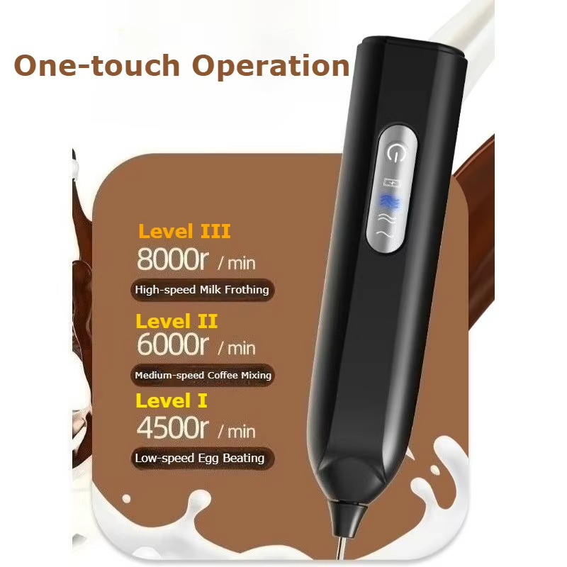 Electric Handheld Milk Frother - Portable Blender Usb Rechargeable recension och pris