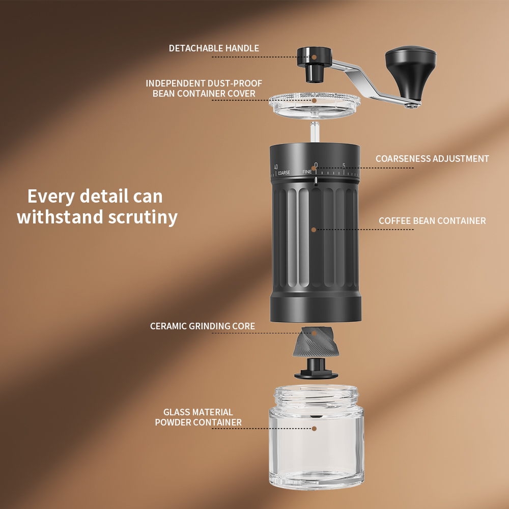 External Adjustable Conical Bu - Coffee Bean Grinder Electric recension och pris